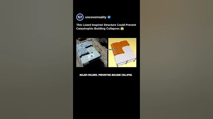 This Lizard Inspired Structure Could Prevent Catastrophic Building Collapse #engineering #shorts