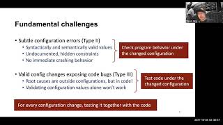 Continuous Configuration Testing (Tianyin Xu)