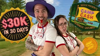 $30K in 30 Days Giveaway! Join Sezzle’s Camp Cash! 🏕️