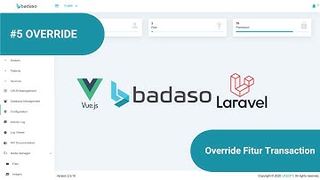 5.  Override Transactions - Tutorial Membuat Sistem Klinik Gigi dengan Laravel, Vue & Badaso