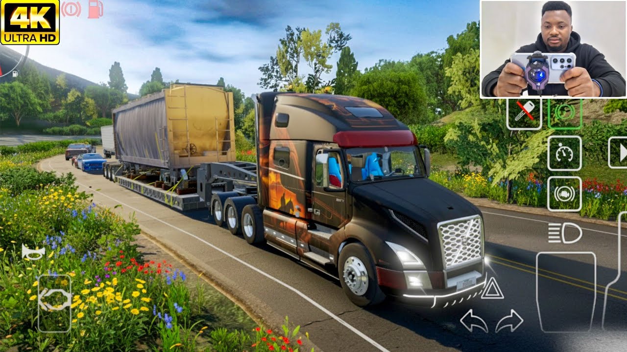 Truck Simulator Big Rigs New Map Gameplay | Ultra Realistic 4k - YouTube
