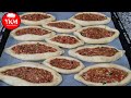 Yumuşacık Hamuru İle Kıymalı Mini Pide ✅ Kıymalı Pide Tarifi ✅ Evde Pide Yapımı 💯 Pide Tarifi | Pide