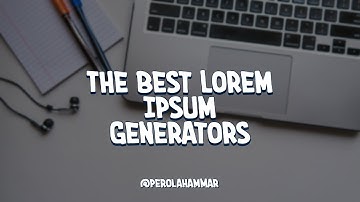 The best Lorem Ipsum generators