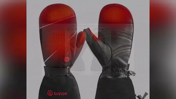 A must-have product! Savior Heated Gloves Battery Heat Motorcycle Gloves Goat-skin Leather 3 Gears