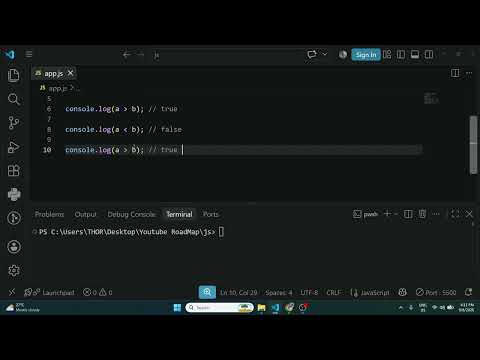 JavaScript - Comparison Operator