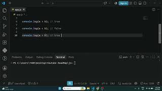 JavaScript - Comparison Operator
