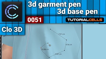 0051. 3d garment pen & 3d base pen in clo3D