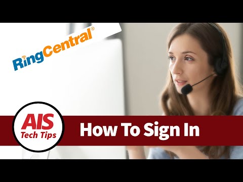 RingCentral - How To Sign In