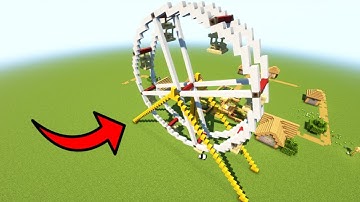 Build Realistic Ferris Wheel in minecraft - Create mod v0.5
