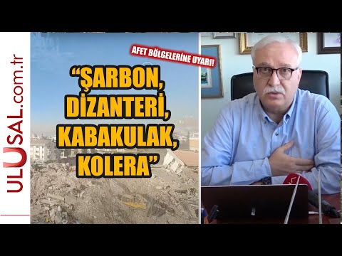 Deprem bölgesi için salgın uyarısı