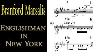 Branford Marsalis - Englishman in New York w/ Sting (Soprano Saxophone Transcription)