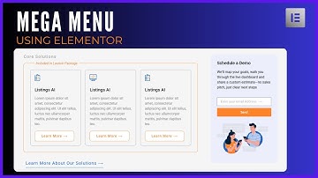 Stunning Mega Menu Tutorial | How To Create A Mega Menu Using Elementor Pro