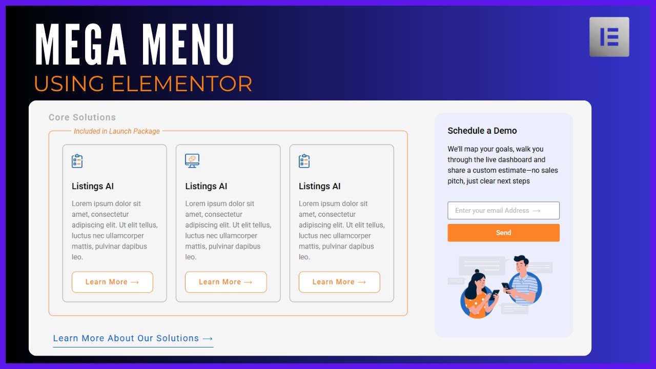Stunning Mega Menu Tutorial | How To Create A Mega Menu Using Elementor ...
