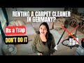 Renting a Carpet Cleaner in Germany * Giveaway Alert * Haushof Spot Cleaner Review