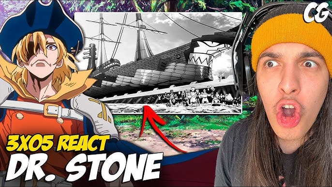 REACT: DR. STONE 3 TEMPORADA Episódio 4/CHROME FOI GENIAL! 