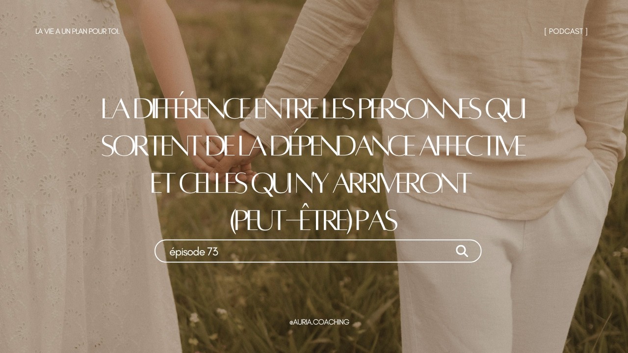 La différence entre les personnes qui sortent de la dépendance affective et les autres