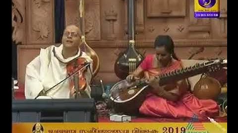 Kumaresh &Jayanthi Kumaresh Veena Violin at Chembai Sangeetholsavam 2019