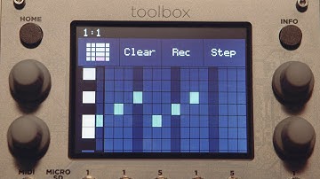 Introducing toolbox - Touch Screen Polyphonic Eurorack Sequencer