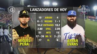 SERIE FINAL:  Licey gana el primero de la Final  (25 ene 2018)