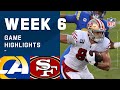 Rams vs. 49ers Week 6 Highlights | NFL 2020