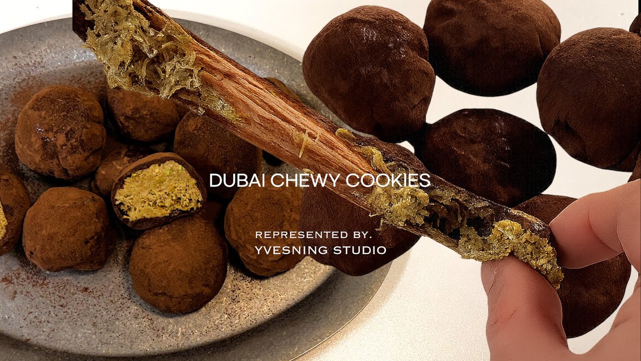 두바이 쫀득 쿠키의 정석 (두쫀쿠 맛집은 우리 집🏠🍪🇦🇪...식감 때깔 맛 다 잡은…) Dubai Chewy Cookie Recipe