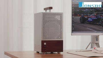 Ngắm nhìn Jonsbo T6: Vỏ Case ITX GỖ Độc Lạ - Setup Bàn Làm Việc Cực Sang!