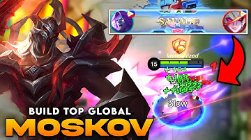 (TRY THIS!) Moskov Atk Speed Critical Build = SAVAGE!! Road to Top 1 Global Moskov - MLBB