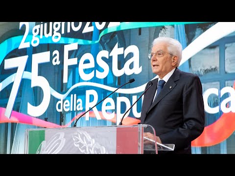 2 giugno, il discorso del Presidente Mattarella