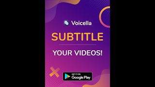 Voicella - automatic video subtitles and captions