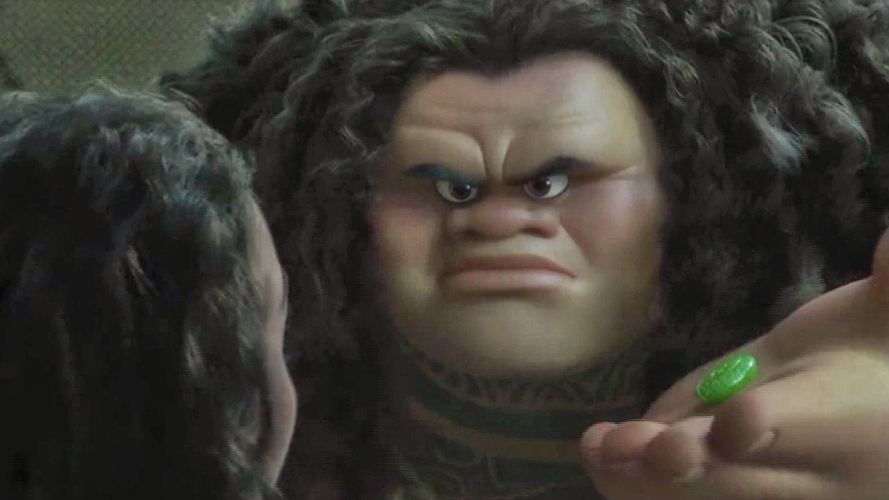 Moana - Angry Maui Yells at Moana Scene - YouTube