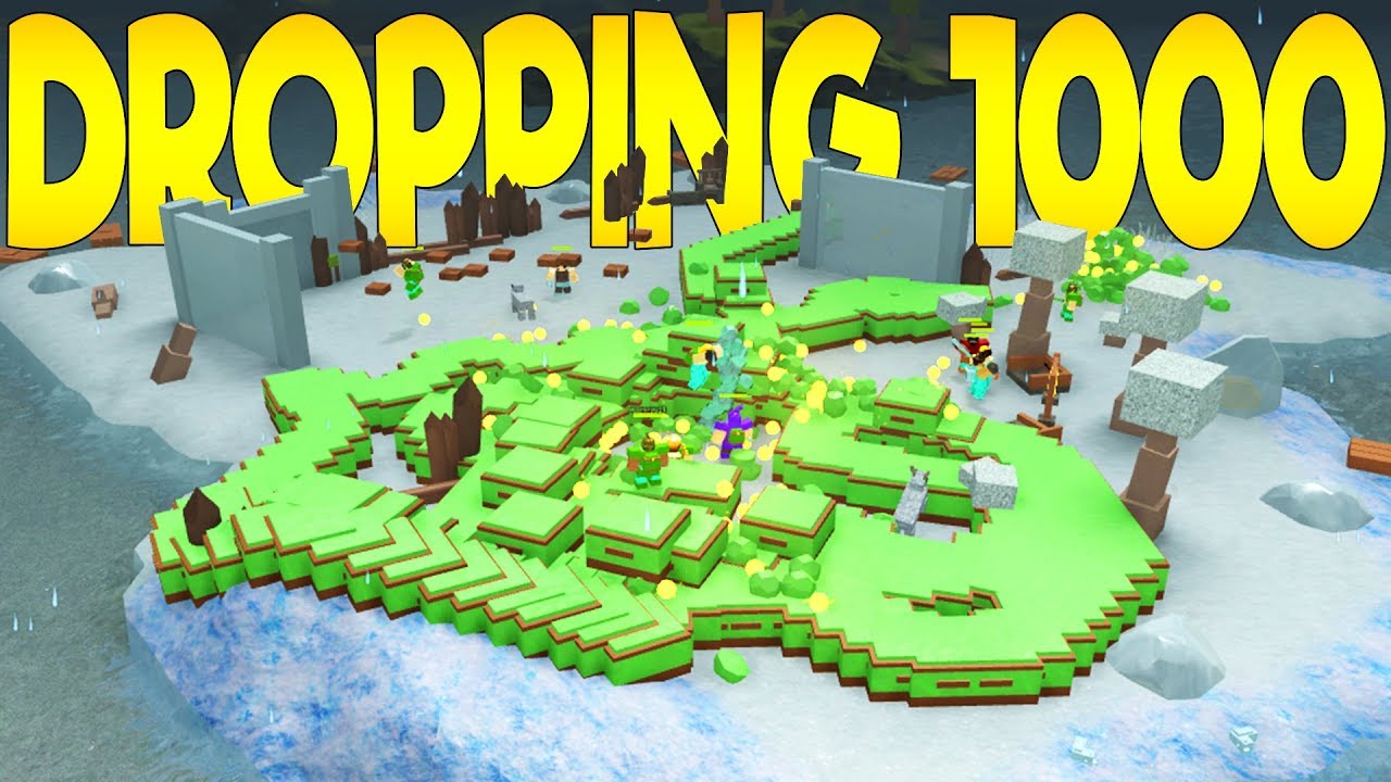 Dropping Over 1000 Chest Booga Booga Roblox Youtube - new treasure chest booga booga roblox youtube