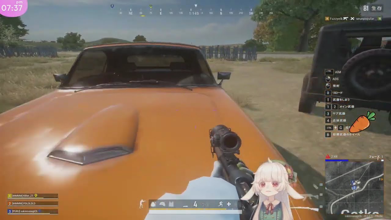 #76【PUBG】うさぎの のーんびり短め カジュアル配信枠 12月28日 .☪︎⋆