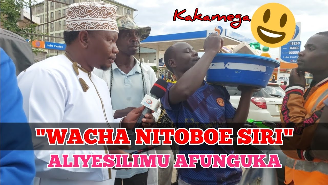 ALIYESILIMU AAMUA KUTOBOA SIRI😀