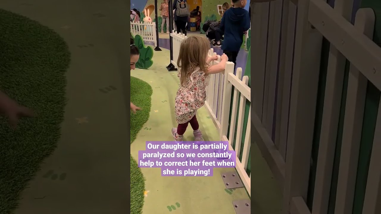 Girl With Spina Bifida Getting Help From Mom While Standing Up Disabled Spinabifidaawareness