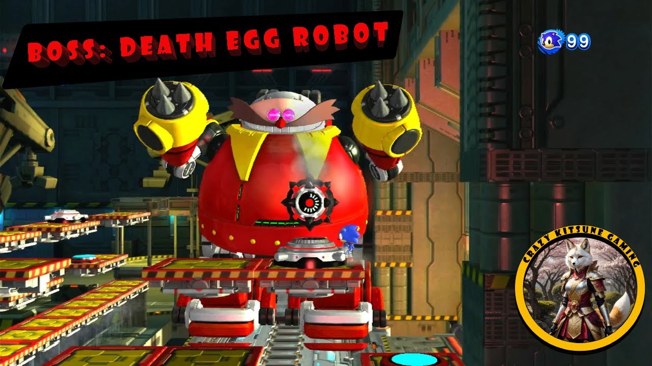 Sonic Generations Boss Fight! Death Egg Robot Walk-through Ep08