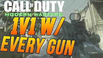 COD 4 Remastered 1v1 W/ Every Gun - M14