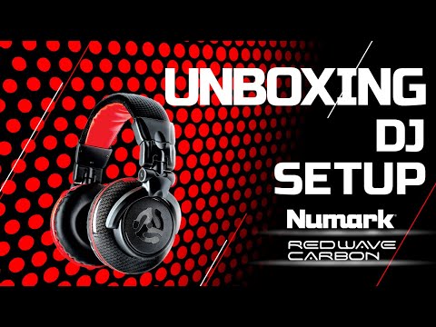 Numark Red Wave Carbon - "UNBOXING DJ SETUP" A.S.M.R