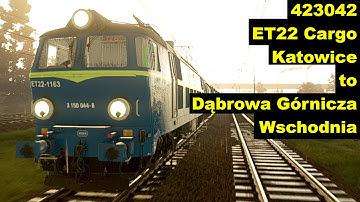 423042 ET22 Cargo - Katowice to Dąbrowa Górnicza Wschodnia