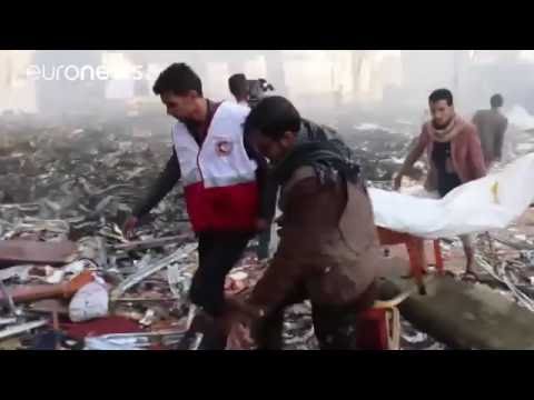 Видео: авиаудар по похоронам в Сане