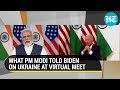 'Told Putin...': PM Modi talks Ukraine with Biden; Details India's stand on killings, evacuations