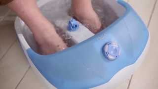 4425650 - The Visiq Bubble Foot Spa will make a luxurious treat after a hard day on your feet. The roller massager will ease all of 