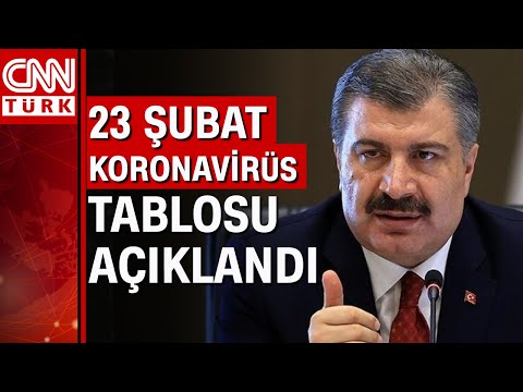 23 Şubat koronavirüs tablosu ve vaka sayısı Sağlık Bakanlığı tarafından açıklandı! İşte detaylar...