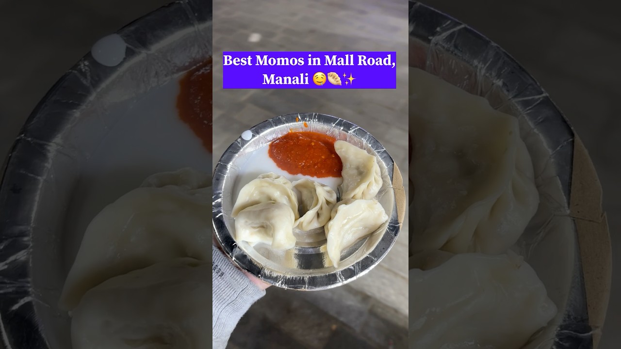 Best Momos in Mall Road Manali | Veg Steam Momo | Authentic Momos in Manali 