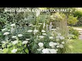 White garden  quarry garden tour