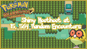 [LIVE] Shiny Hoothoot in Pokemon Heart Gold after 15, 564 Random Encounters!!