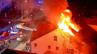 Major Fire in Lakewood NJ 2-Alarm Fire: Heavy Fire & Roof Collapse Threat 8/7/25