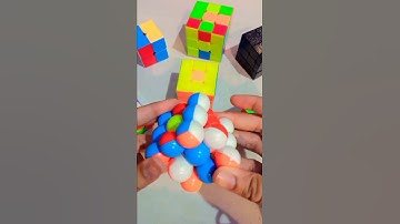 So cool bubble cube dot pattern 😎 #shorts