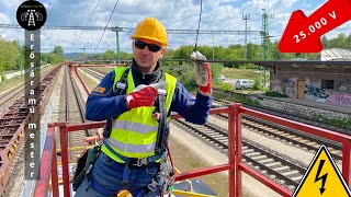 Ismerd meg Gyulát és munkáját a VASÚTI FELSŐVEZETÉK közvetlen KÖZELÉBEN! ⚠️🚷