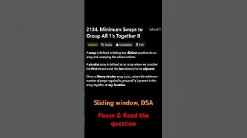 Leetcode 2134. Minimum Swaps to Group All 1’s Together II