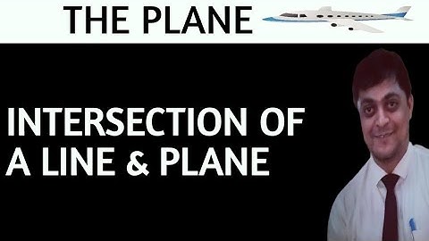 point of intersection of line and plane || plane class 12 maths || 3d || rd sharma 12|| amit ranjan